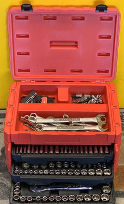 CRAFTSMAN 289-Piece Standard (SAE) and Metric Polished Chrome Mechanics Tool Set CRAFTSMAN 289-Piece Standard (SAE) and Metric Polished Chrome Mechanics Tool Set