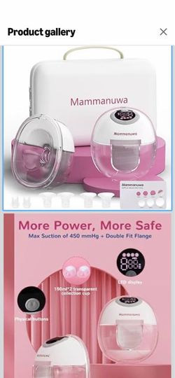 Brand New Electric Breast Pump - Lightweight, Portable, & Hands-Free with Baby Mouth Technology - BPA-Free, 4 Modes, 9 Levels - Elevate Your Breastfee