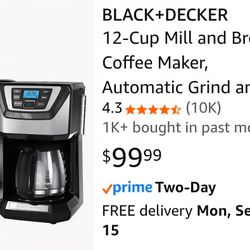 MILL & BREW COFFEE MAKER