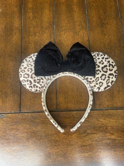leopard print minnie ears