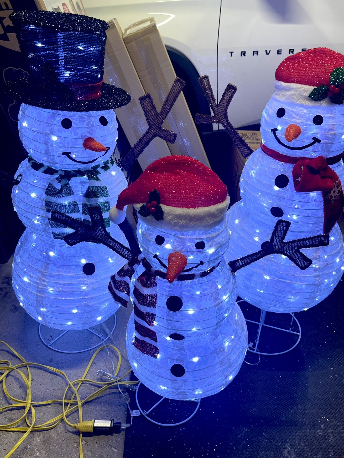 Brand New Large Christmas Decorations Set With LED Lights