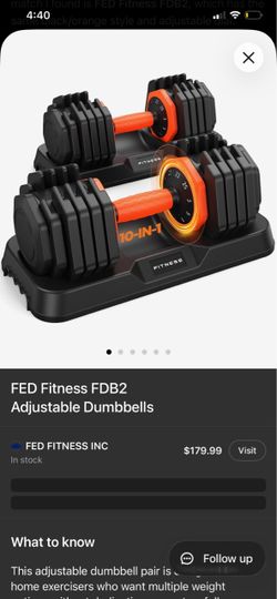 Adjustable Dumbbells Set
