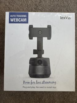 Lexvss Auto Face Tracking Webcam / Phone Holder – 360° (Sealed)