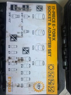 Elead 17 piece E-torx set