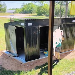 8×12ft Metal Tool Sheds