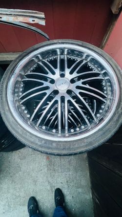 4-  20” chrome wheels