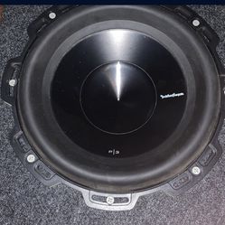Rockford Fosgate 10 Inch Subwoofer P/3 With Wooden Box Included