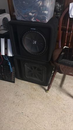 L7and Kicker  Comp  Both  12 Inch  Subs 350  Each 