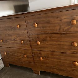Wood 6-Drawer Dresser 