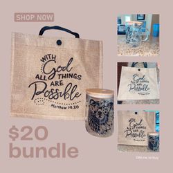 Tote Bag And Coffee Cup
