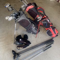 3 Sets Of Golf Clubs And More