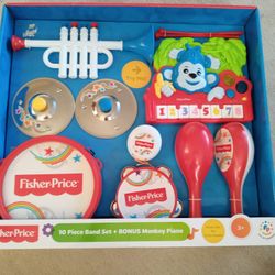 10 Piece Music Set For Little Hands, New