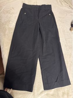 J.Crew  black wide leg size: 2