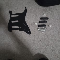 Fender Stratocaster Pickup With 3 Pick Up Covers With Tone Knobs And Pick Gaurd 