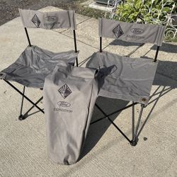 2 Ford expedition folding chairs