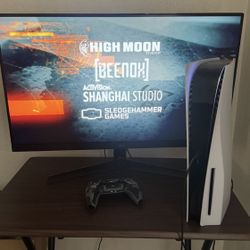 PS5 with Controller & All Cords 