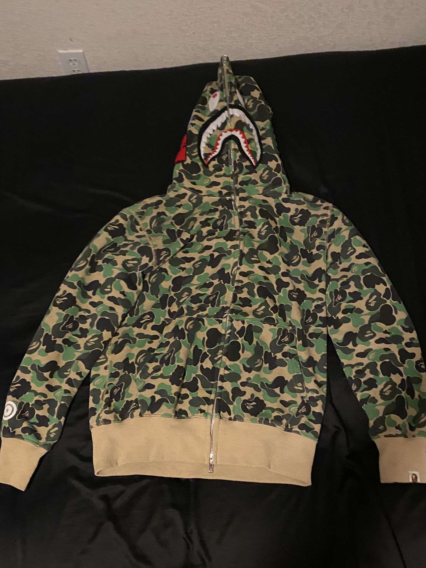 Green Camo Bape Hoodie