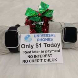 APPLE WATCH SERIES 6 40MM UNLOCKED NEW IN BOX $1 DOWN TODAY REST IN PAYMENTS.NO CREDIT CHECK 