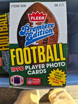 1990 fleer  football premiere edition.
