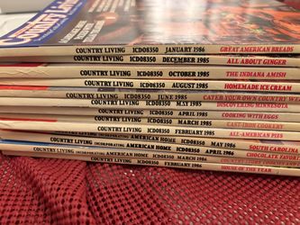 Country Living Magazine Lot 1985–1986
