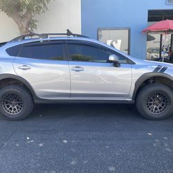 Subaru Crosstrek Lift Wheels N Tires $1800 15inch black Rhino Boxers Fallen At Trail 215/75r15
