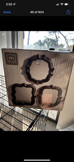 Melannco Deep Espresso Mirrors (NEVER USED IN BOX)