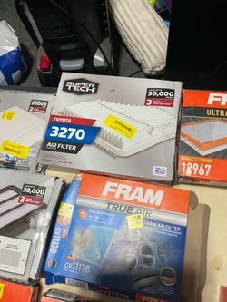 New air filters