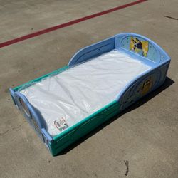 Bluey Plastic Toddler Bed with Brand New Mattress