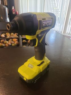 Ryobi One + PCL235 Impact Driver with New Ryobi 18v 2.0ah battery