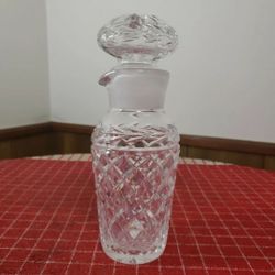 Waterford Crystal Glandore Cocktail Shaker Decanter Bottle With Top Stopper Gothic Etching