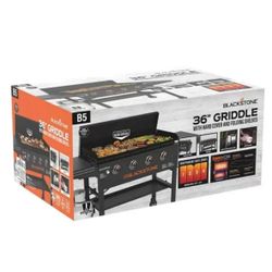 NEW Blackstone Original 4-Burner 36" Propane Omnivore Griddle with Hard Cover!