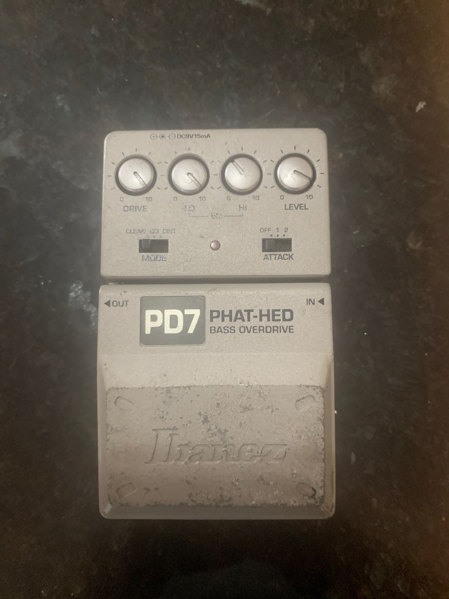 Ibanez PD7 bass overdrive