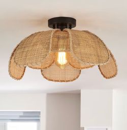 Boho flower ceiling light