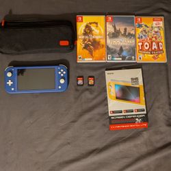 Nintendo Switch Lite W/Games 
