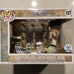 Whitebeard & Moby Dick Funko Pop Deluxe Rides *MINT* Online Shop Exclusive One Piece 127 Anime Luffy Ship