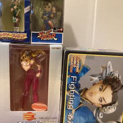 ChunLi Street Fighter Game Capcom Girl Collection 4 Figure Statue Action Sf Pop 