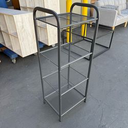 Metal 4 Tier Shelf Unit Plant Stand Indoor/Outdoor Very Good Condition
