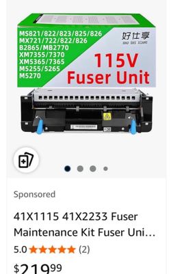 41X1115 41X2233 Fuser Maintenance Kit Fuser