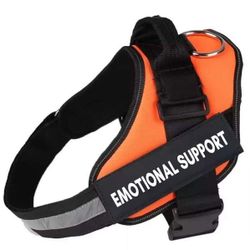 Emotional Support Dog Harness Orange color Vest