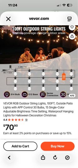 Outdoor string Lights