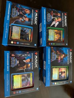 Magic: The Gathering – Doctor Who Commander Decks Set of 4