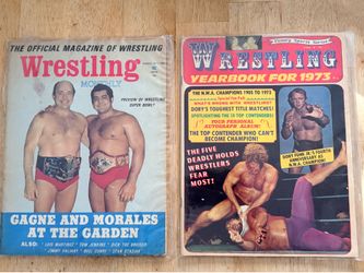 Vintage 1973 Wrestling Magazines