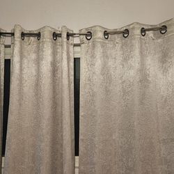 Curtains ..light Purple Grayish