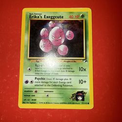 Pokemon Gym Heroes Card  77/132 Erika's Exeggutor