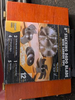 8" Dado blade set