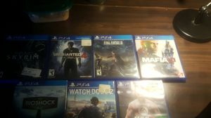 Photo Ps4 games, if you want to buy an individual game just message me.