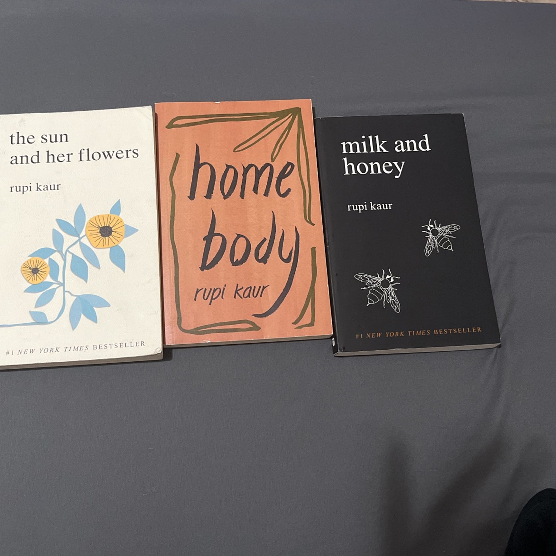 3 Rupi Kaur Poetry Books