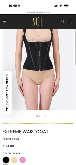 Extreme waistcoat