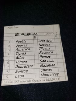 Quiniela liga mx