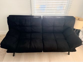 Small black sofa